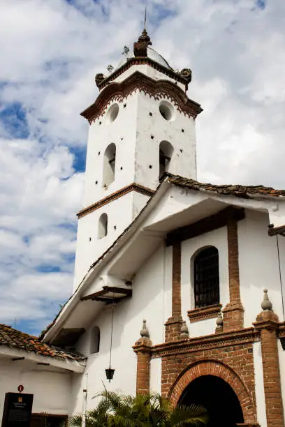 The historic Capilla de San Francisco built in 1746 at the city of Guadalajara de Buga in Colombia