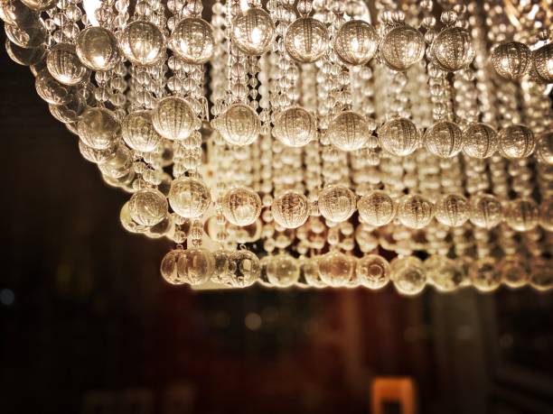 Glass Bead Chandelier