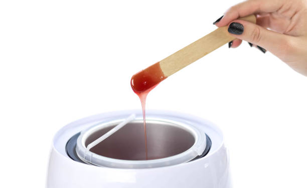istock Cupping wax. A cup for melting wax. Depilation agent 1345424947