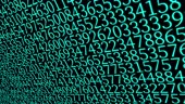 Numbers Random Background Animation Motion Graphics 4K Stock Video ...