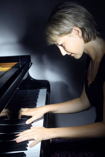 istock Piano music playing pianist musician. 134544563