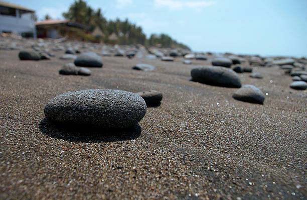 Rock on the Beach stock photo
