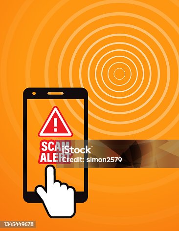 istock Scam Alert notification on the smartphone screen 1345449678