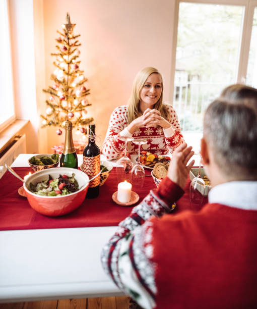 istock doing the Christmas lunch at home in lockdown 1345450767