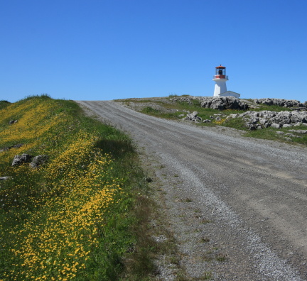 Lighthouse at Cape Norman, Newfoundland, Canada.