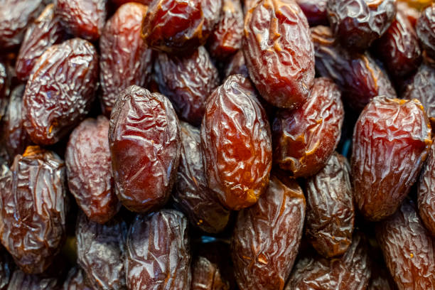 istock Dried date fruits background 1345455495
