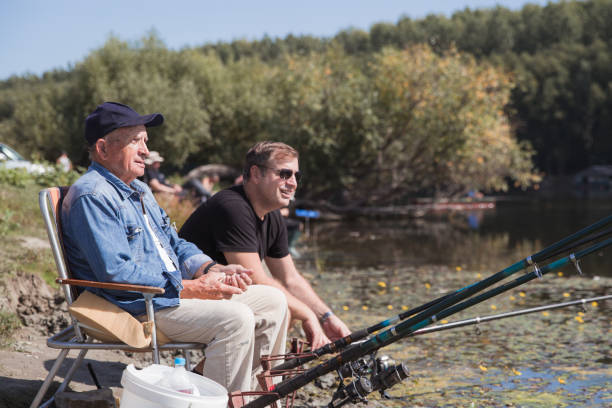 Man fishing.