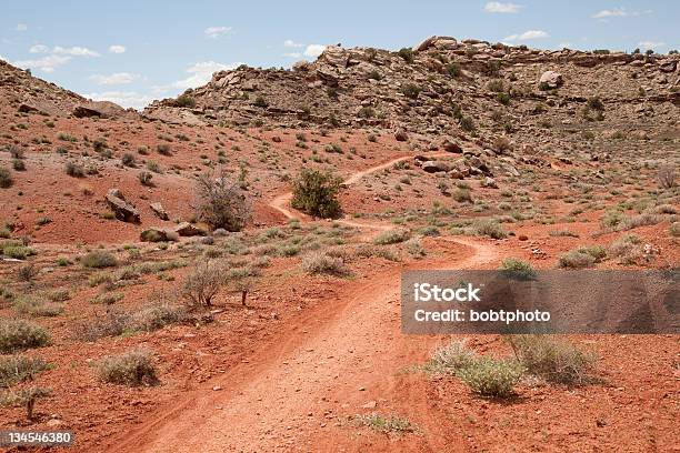 Moab Trail Stock Photo - Download Image Now - Desert Area, Footpath, Barren