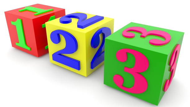 istock Colorful cubes with numbers concept 1345464274
