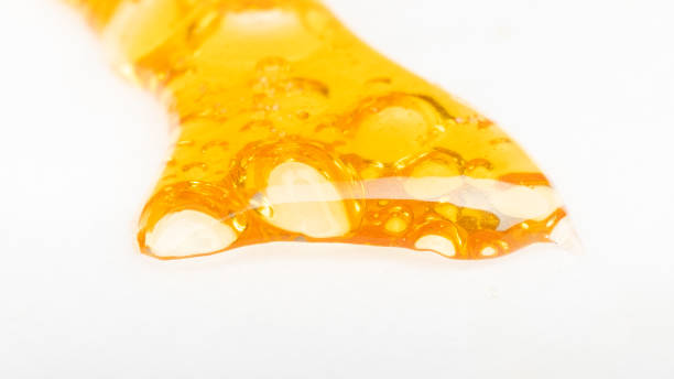istock yellow wax resin with high THC  isolated on white background 1345465130