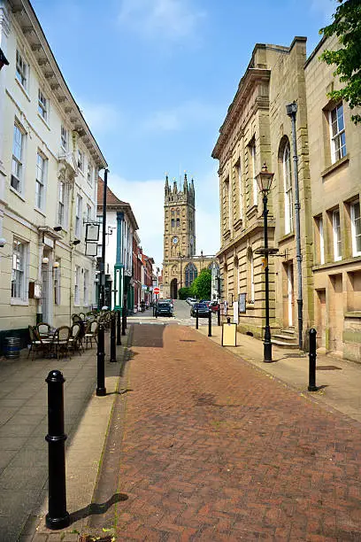 Warwick, the county town of Warwickshire, England.