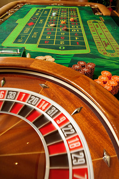 istock Roulette table of a casino 134546750