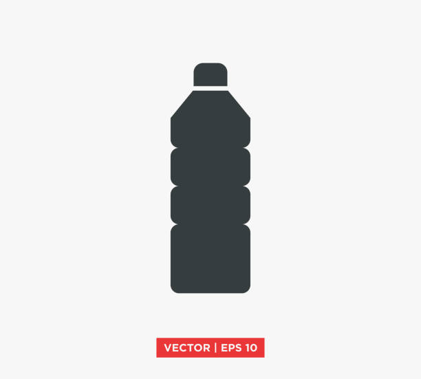 бутылка воды иконка векторная иллюстрация дизайн редактируемый изместимый размер eps 10 - drink sport cola can stock illustrations