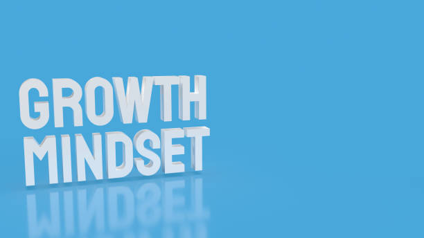 istock The  white growth mindset word on blue color  background 3d rendering 1345473272
