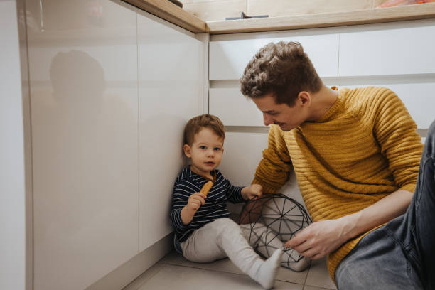 istock Enjoying playtime at home 1345477683