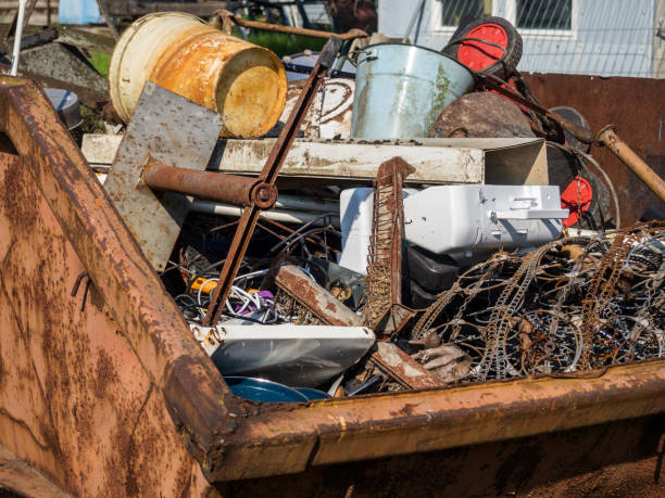 istock Metal scrap at the recycling yard 1345483553