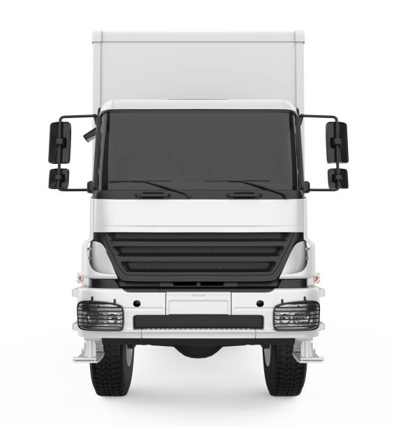 istock Delivery Truck Isolated 1345485502