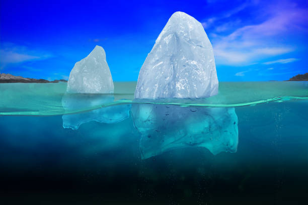 Plastic pollution in marine environmental problems Animals in the sea cannot live. And cause plastic pollution in the ocean (Environmental concept)