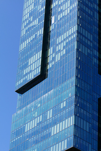The rise and reflections of modern buildings