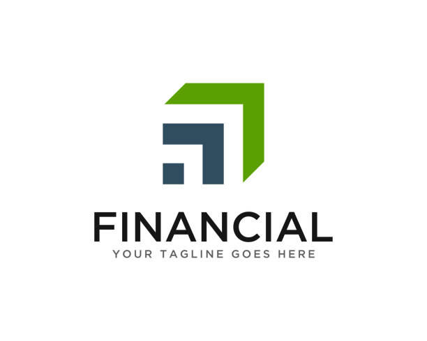 Financial Business Logo Design Vector Illustration