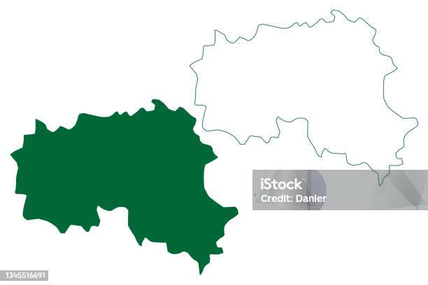 Gugram Vector Gurgaon District Map Vector Illustration Scribble Sketch Gurugram Map ...