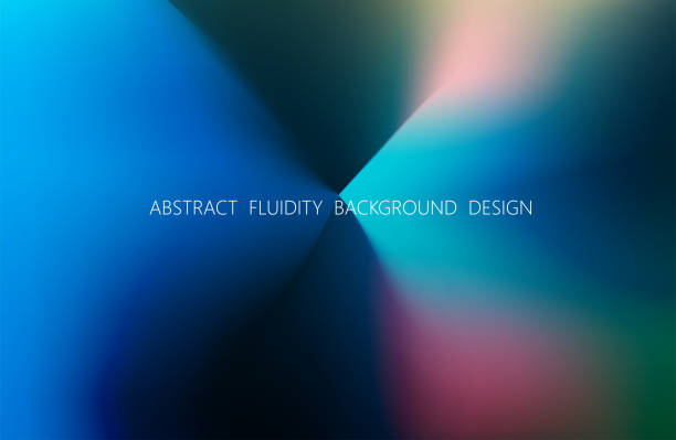 abstrakter fluiditätsgradient aquarellhintergrund für design - fluidity stock-grafiken, -clipart, -cartoons und -symbole