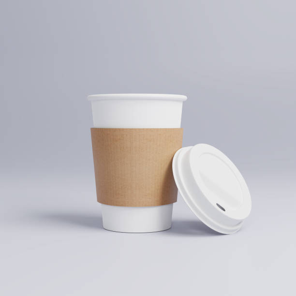 istock Paper container and holder for take-out 1345519244