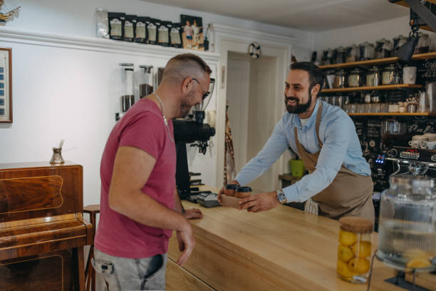 istock Coffee shop meeting 1345520208