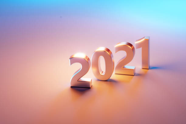 istock 2021 Sitting Over Pink And Blue Background 1345523158
