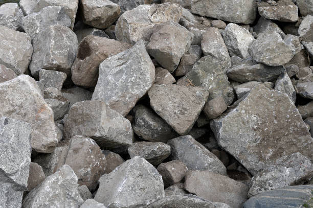 istock Pile of grey rocks 1345528684