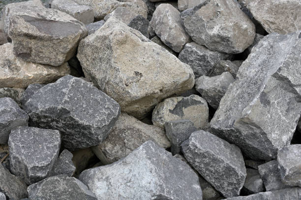 istock Pile of grey rocks 1345528690