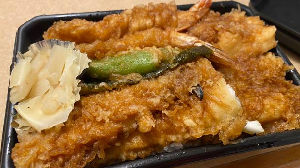 istock Tendon Bento in Japan 1345532529