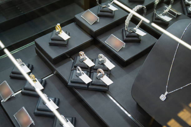 istock Jewelry in Retail Display 1345541744