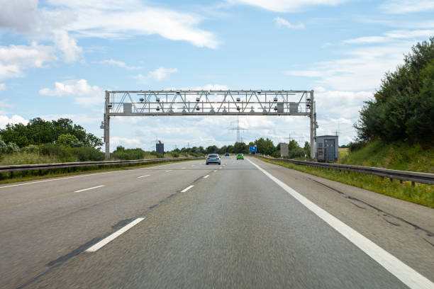 istock German highway - truck toll system 1345546842