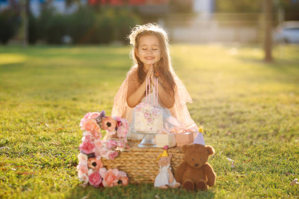 Birthday party for cute child