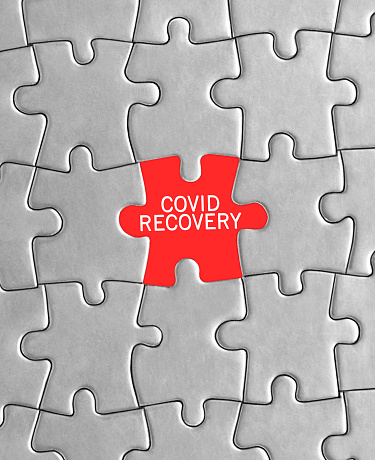 Puzzle with a missing piece is “Covid recovery”