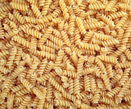 Girandole texture, classic Italian dry pasta