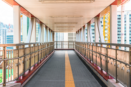 Pedestrian Bridge in Hong Kong