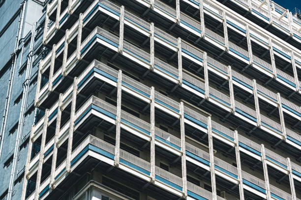 istock Industrial architecture in Hong Kong 1345568937