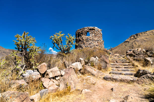 istock Pre-Incan ruins at Chivay in Peru 1345585595
