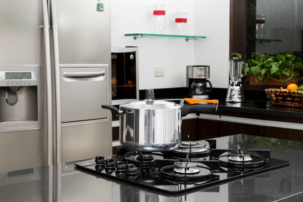 Household Appliances - Pressure Cooker In A Kitchen Setting