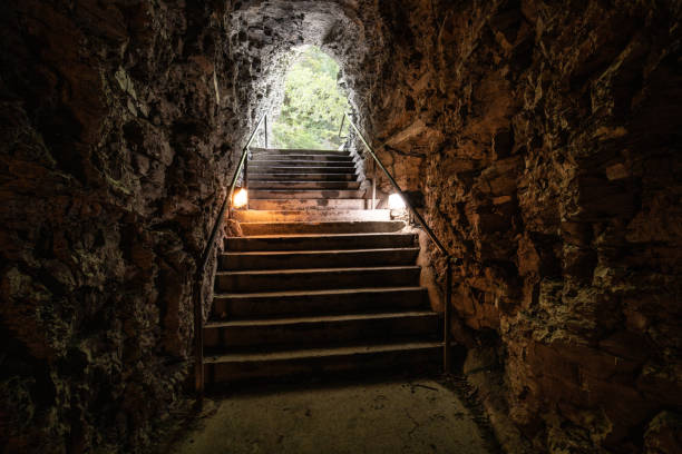 istock Staircase at Watkins Glen 1345592656