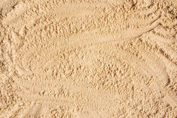 Sand texture. Full frame shot of sand area on the beach. High quality photo
