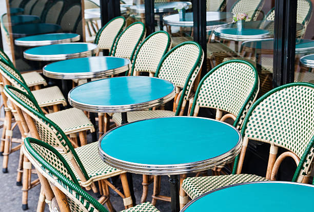 istock Street view of a Cafe terrace 134559981