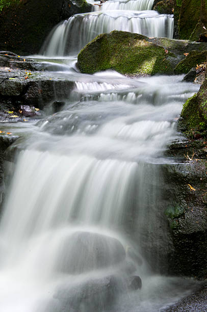 istock Waterfall in the Lumsdale valley, England 134560346