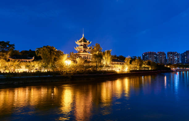 istock A tower in Chengdu, Sichuan Province, China 1345609888