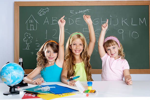 istock clever kids student group at school classroom 134561482