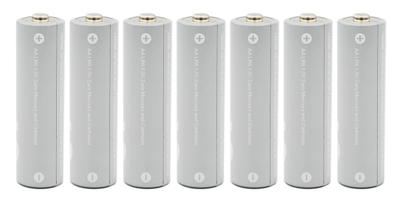 Battery on a solar cell panel