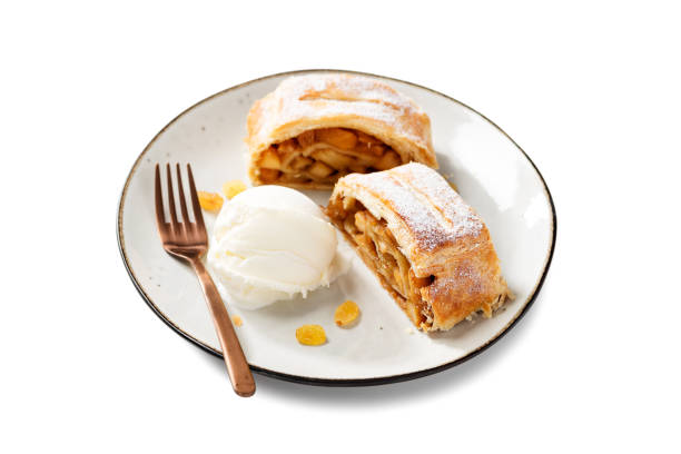 istock Traditional homemade apple strudel 1345623662
