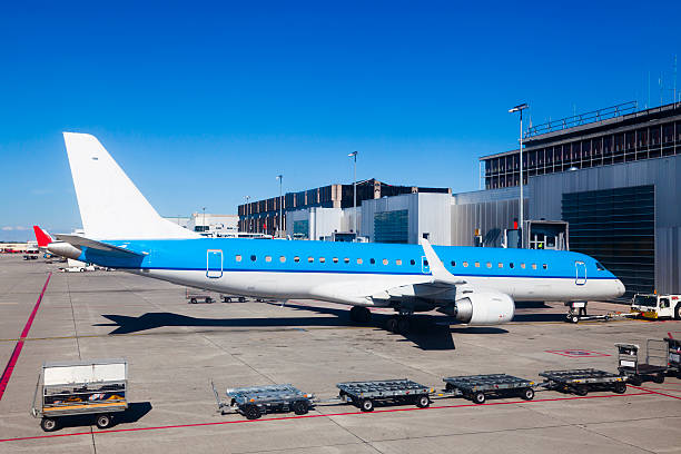 istock Big plane in an airport runway 134562719
